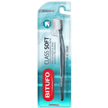 Escova Dental Bitufo Class Soft extramacia, sortida com 1 unidade + grátis, capa protetora