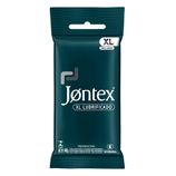 Preservativo Jontex XL, lubrificado, pacote com 6 unidades