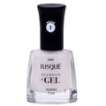 Esmalte Natural Risqué Diamond Gel Chá Branco 9,5mL