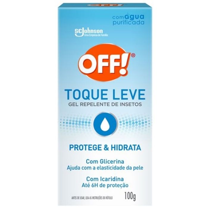 Repelente para Insetos Off! Toque Leve gel com 100g - Imagem 1