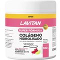 Colágeno Hidrolisado Verisol Lavitan hibisco e limão, pote com 300g