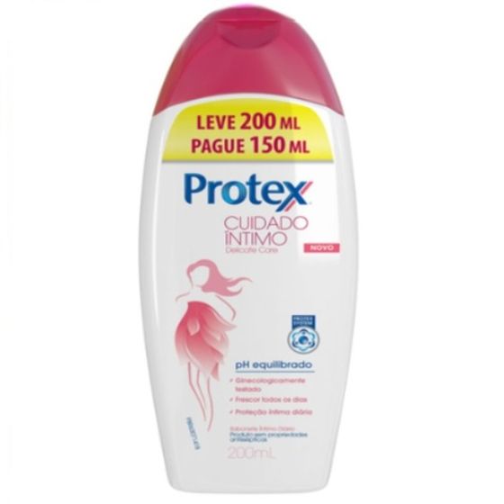 Sabonete Protex Cuidado Íntimo delicate care, líquido, 1 unidade com 200mL - Imagem 1