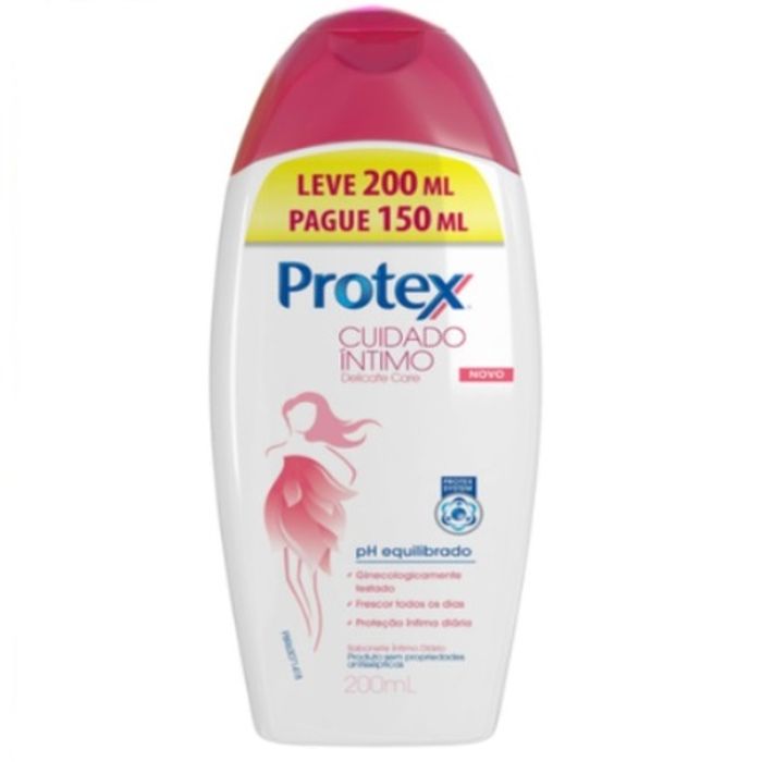 Sabonete Protex Cuidado Íntimo delicate care, líquido, 1 unidade com 200mL - Imagem 1