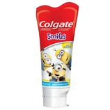 Gel Dental Infantil Colgate Smiles com flúor, Minions, bubble fruit com 100g