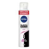 Desodorante Antitranspirante Feminino Nivea Invisible Black & White Clear aerossol, 1 unidade com 200mL