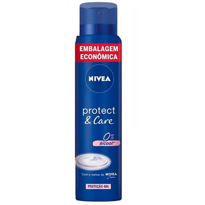 Desodorante Antitranspirante Nivea Protect & Care aerossol, 1 unidade com 200mL - Imagem 1