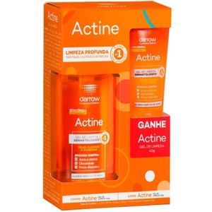 Kit Darrow Gel De Limpeza Facial Actine 140g + Gel De Limpeza Facial Actine 40g
