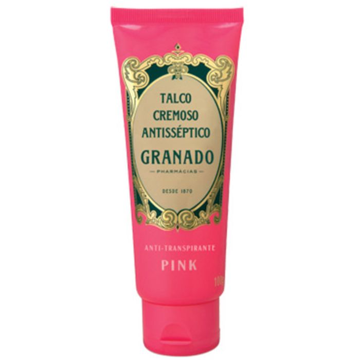 Talco Cremoso Antisséptico Granado Pink 100g - Imagem 1
