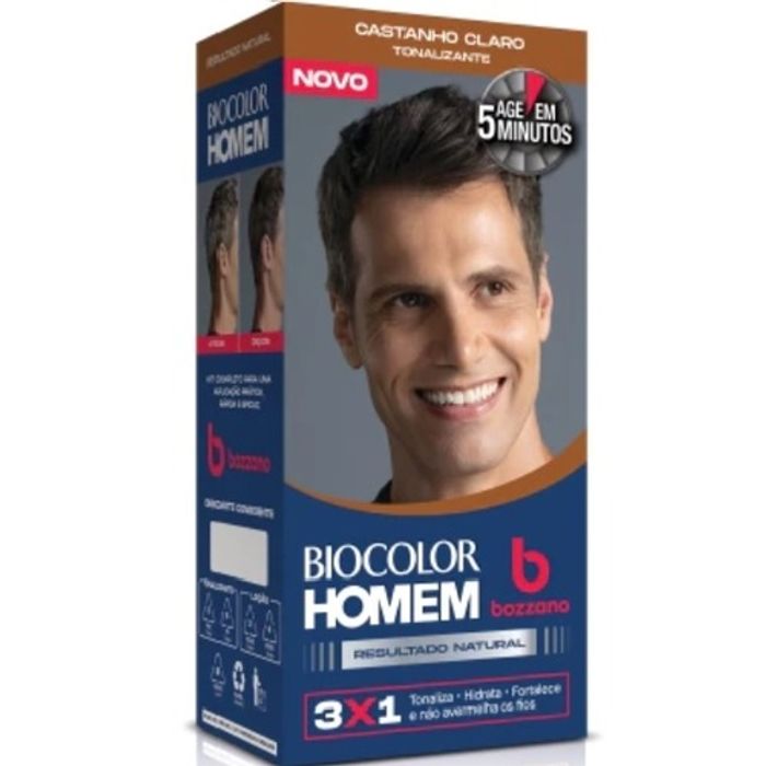 Tonalizante Biocolor Homem castanho claro - Imagem 1