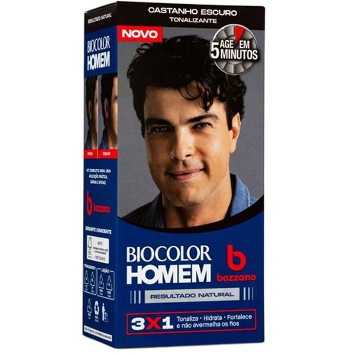 Tonalizante Biocolor Homem castanho escuro - Imagem 1