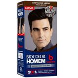 Tonalizante Biocolor Homem castanho médio