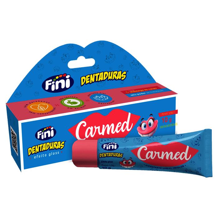 Hidratante Labial Carmed Fini Dentadura 10g - Imagem 1
