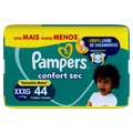 Fralda Descartável Pampers Confort Sec XXXG Leve Mais Pague Menos 44 Unidades