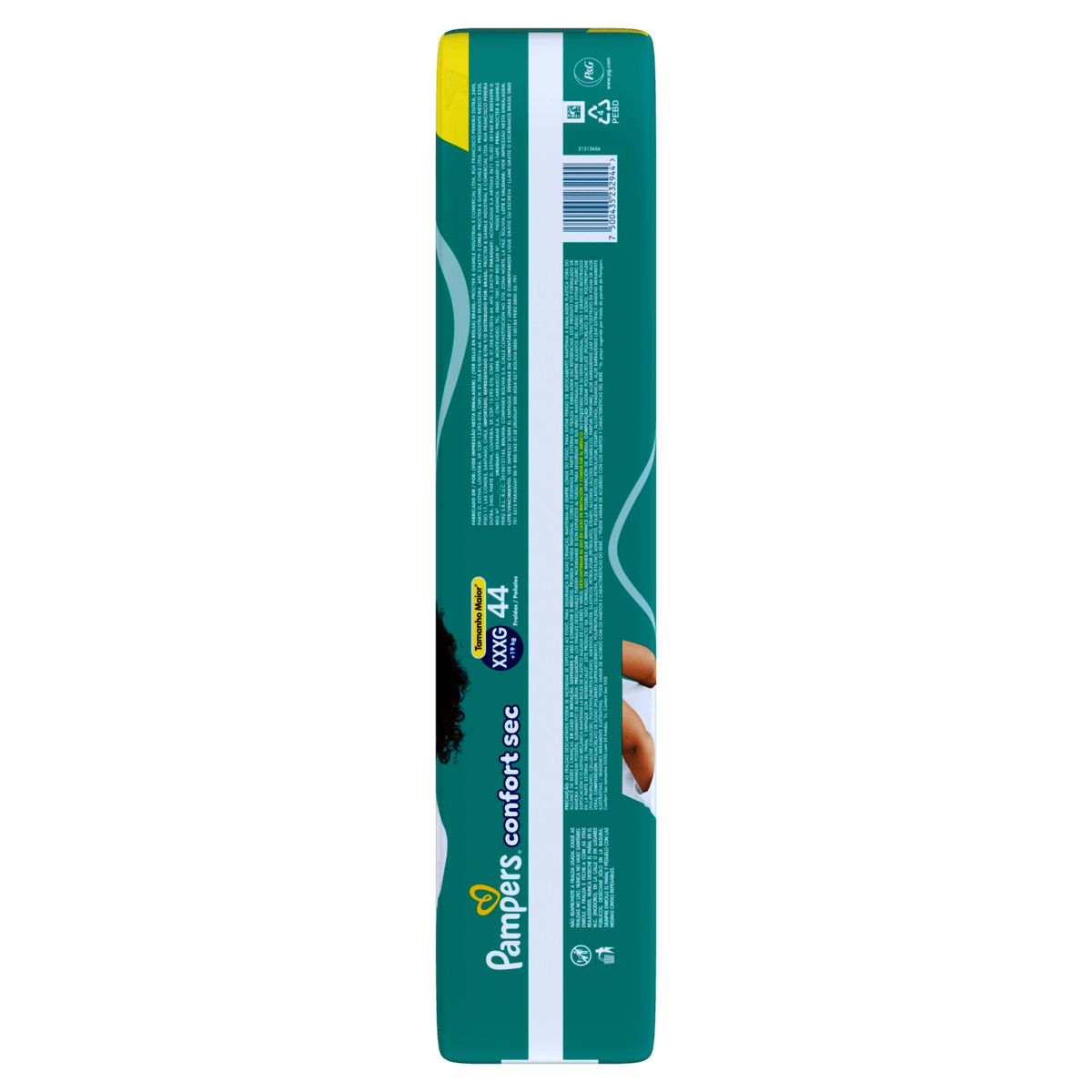 Fralda Descartável Pampers Confort Sec XXXG Leve Mais Pague Menos 44 Unidades - Preview 4