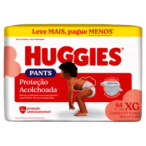 Fralda Roupinha Huggies Supreme Care XG 64 Unidades