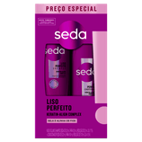 Seda Liso Perfeito Kit Shampoo 300mL + Condicionador 190mL