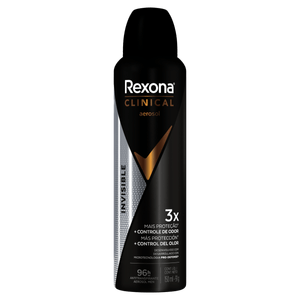 Antitranspirante Aerossol Spray Rexona Clinical Men Invisible 150mL