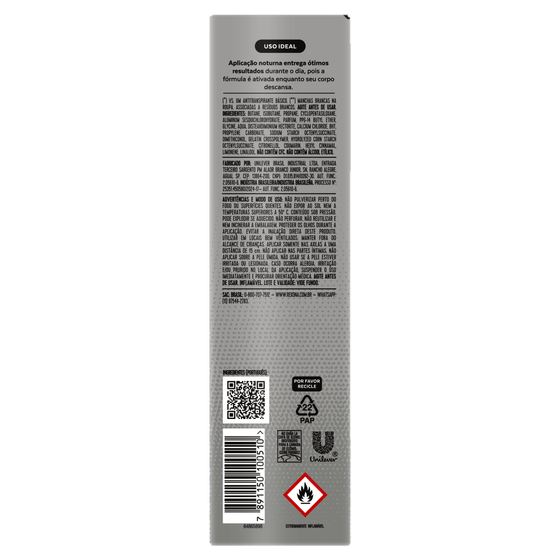 Antitranspirante Aerossol Spray Rexona Clinical Men Invisible 150mL - Imagem 6