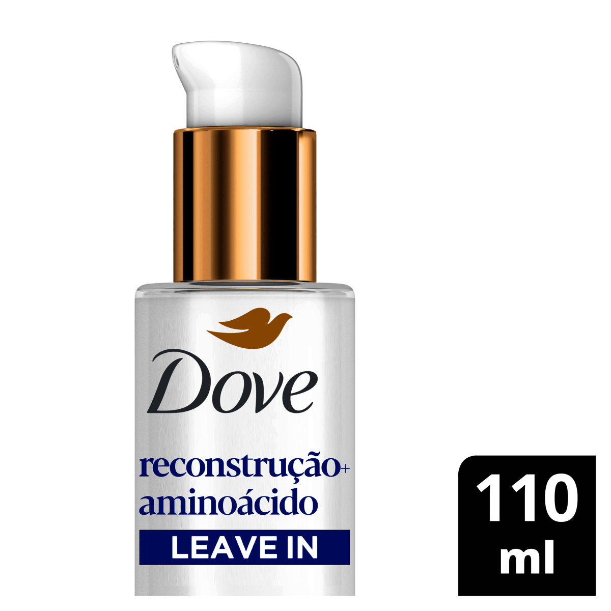 Leave-In Dove Reconstrução + Aminoácido Frasco Pump 110mL - Preview 3