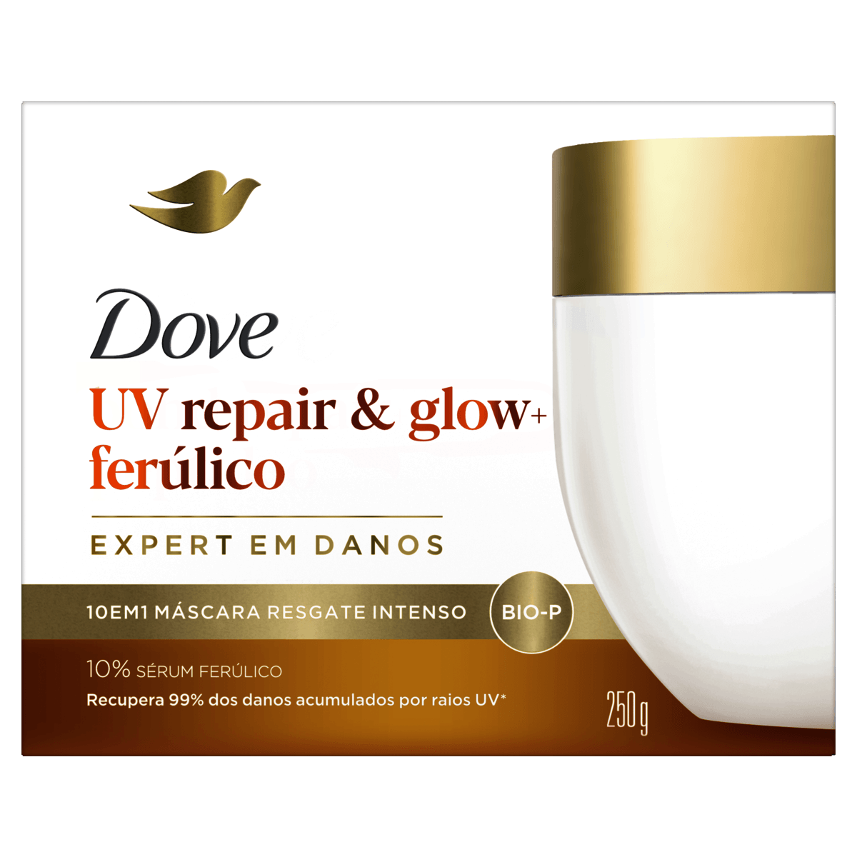 Máscara de Resgate Dove UV Repair & Glow + Ferúlico 250g - Preview 1