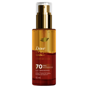 Óleo e Sérum Bifásico Dove UV Repair & Glow + Ferúlico 110mL