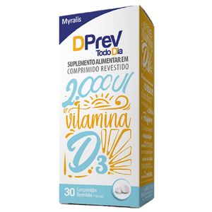 Dprev Todo Dia 2000UI 30 Comprimidos Revestidos
