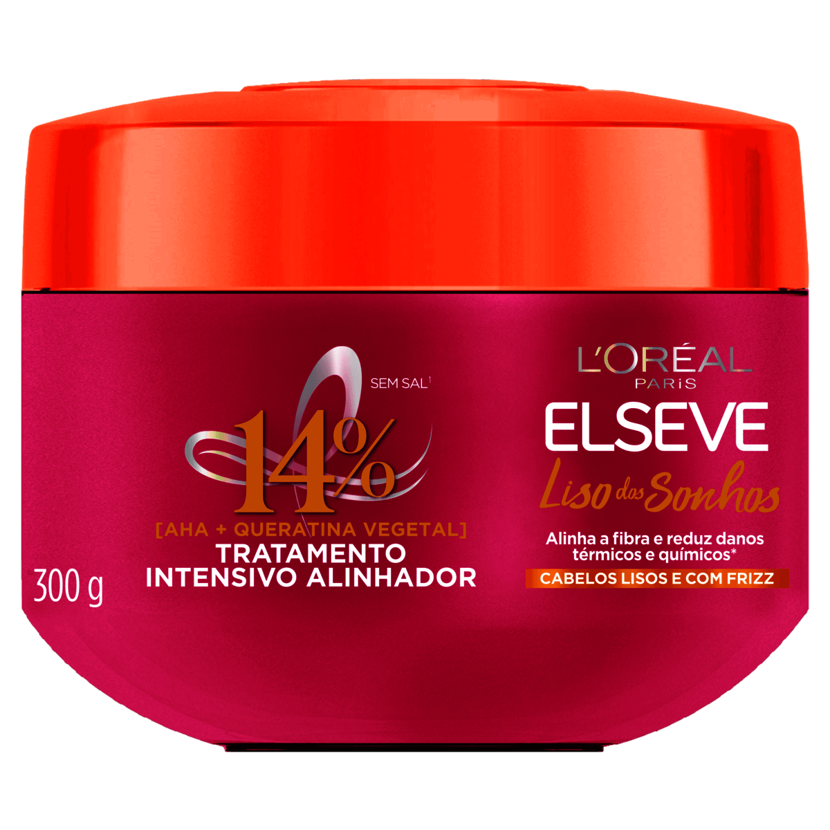 Creme de Tratamento Elseve Liso dos Sonhos Alinhador 300g - Imagem 1