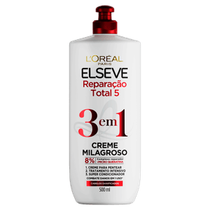 Creme de Pentear Elseve Total Repair 3 em 1 500mL