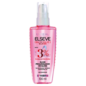 Sérum Elseve Exilir Prolongador de Gloss Glycolic Gloss  - Frasco com 100mL