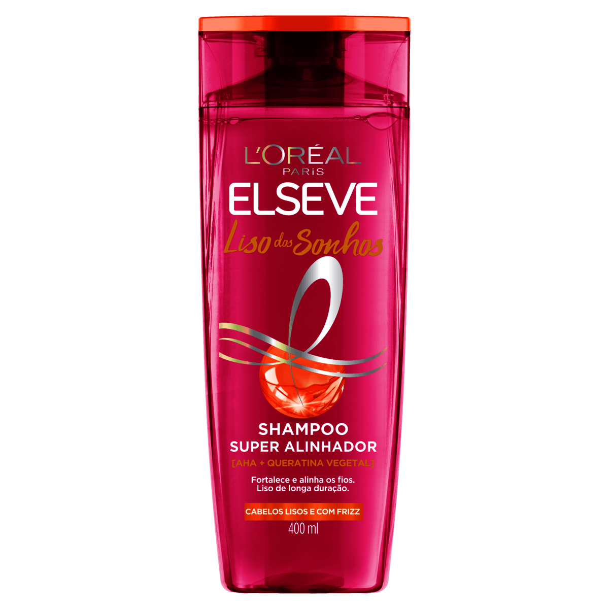Shampoo Elseve Liso dos Sonhos Super Alinhador 400mL - Imagem 1