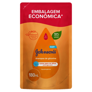 Refil Shampoo Johnson's Baby 180mL