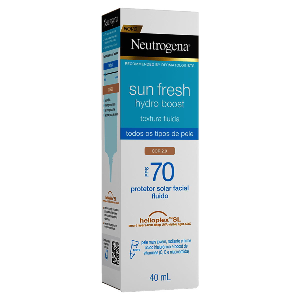Protetor Solar Facial FPS70 Neutrogena Cor 2.0 40mL - Preview 6