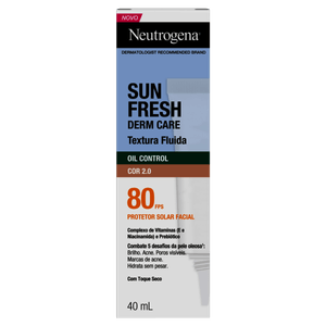 Protetor Solar Neutrogena Sun Fresh FPS80 Cor 2 40mL