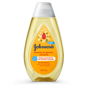 Sabonete Líquido Johnson's Baby Camomila 200mL