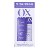 Kit OX Liso Duradouro Shampoo 375mL + Condicionador 170mL