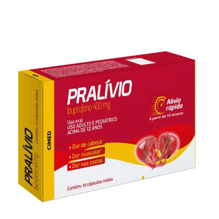 Pralívio 400mg Cápsula Mole - Caixa com 10 Cápsulas - Imagem 1