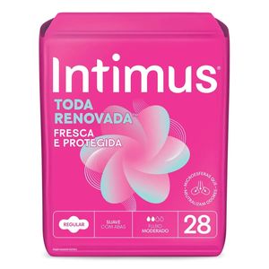 Absorvente Intimus Tecnologia Antibacteriana com Abas 28 unidades