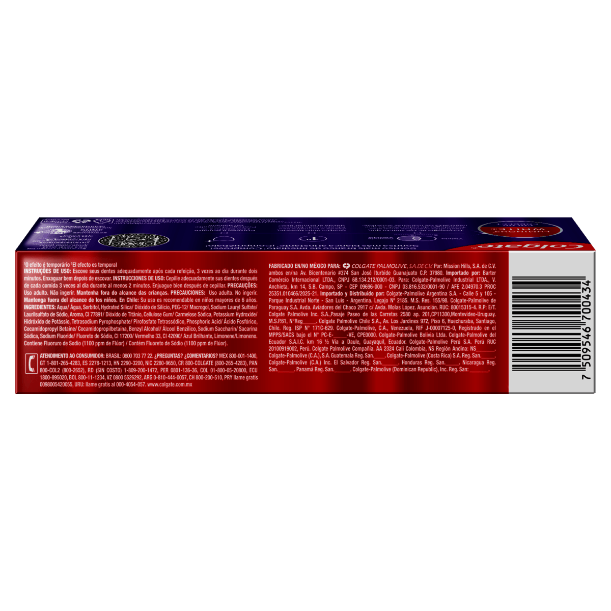 Creme Dental Colgate Luminous White Color Correct 70g - Preview 4