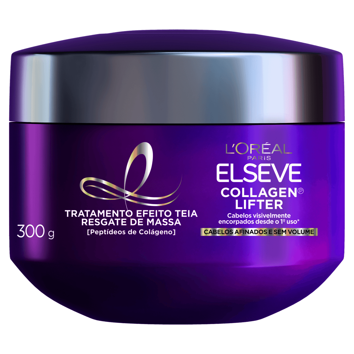Tratamento Condicionante L'Oréal Paris Elseve Collagen Lifter Resgate de Massa Pote 300g - Imagem 1