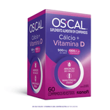 Oscal Cálcio + Vitamina D 500mg + 1000UI - 60 Comprimidos Revestidos