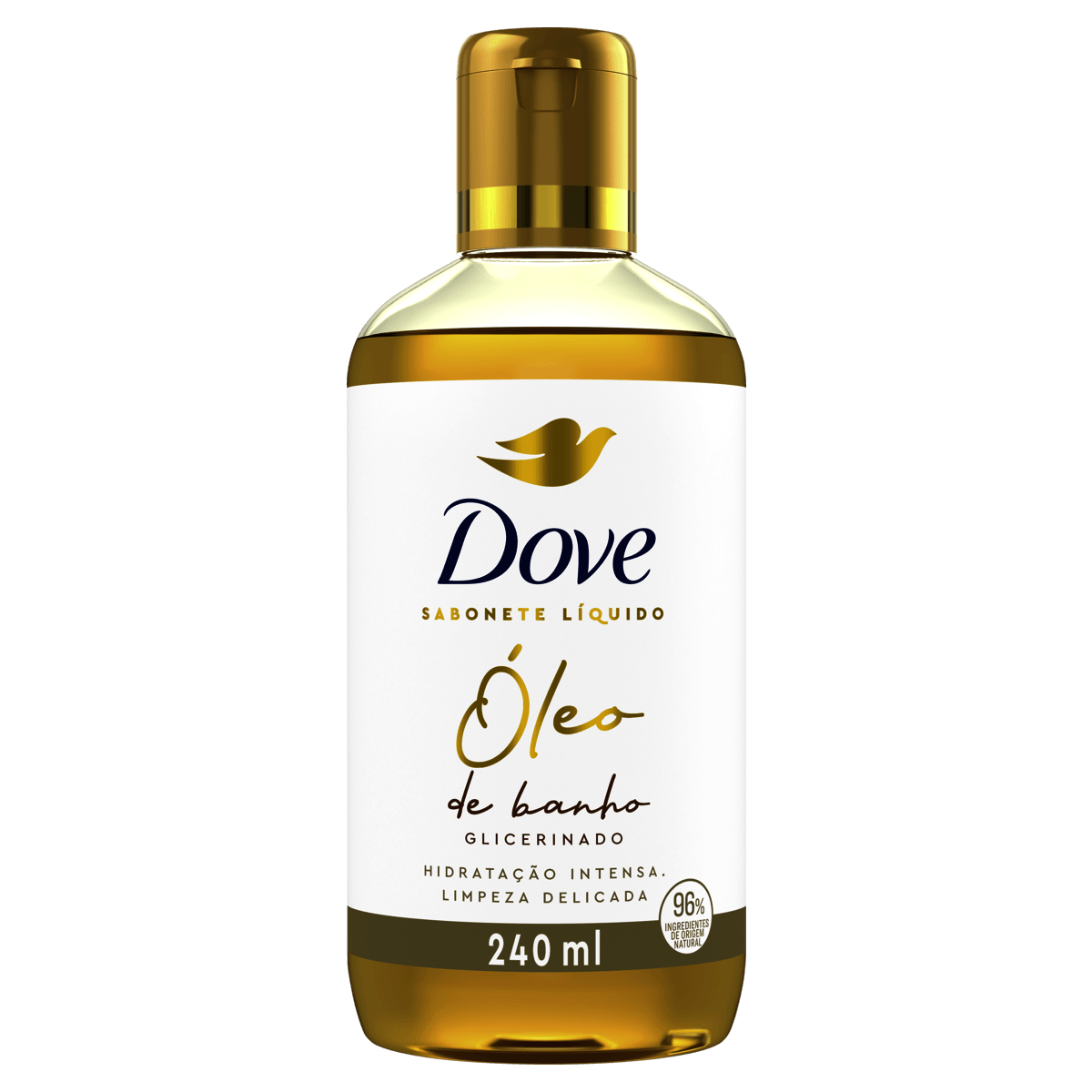 Sabonete Líquido Dove Óleo de Banho Glicerinado 240mL - Preview 1