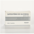 Supositório de Glicerina 1.55g Supósitorio Infantil - Caixa com 12 Supositórios