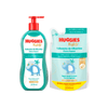 Kit-Infantil-Huggies-Sabonete-Liquido-Extra-Suave-200ml---Refil-Sabonete-Liquido-200ml